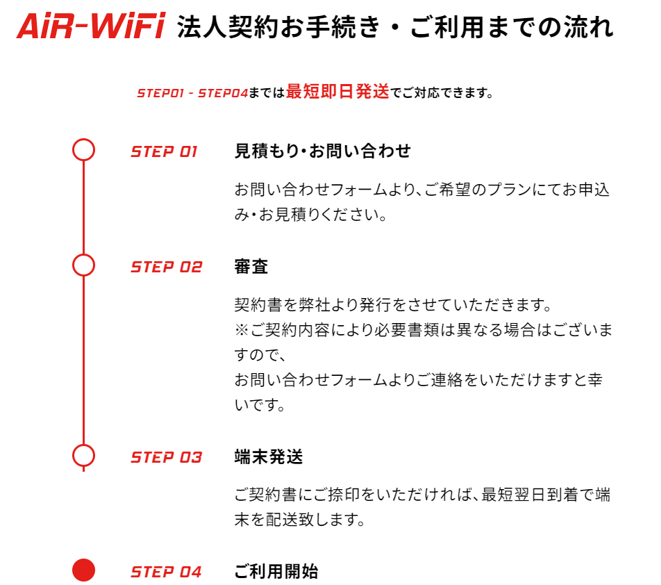AiR-WiFiのUI画面