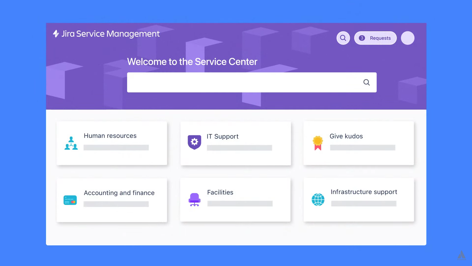 Jira Service ManagementのUI画面