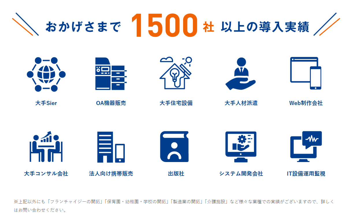 Sakura outsourcingのUI画面