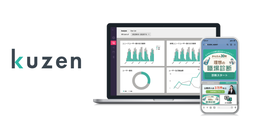 クウゼン（KUZEN）のUI画面