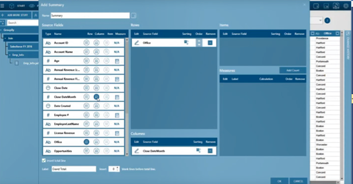 Altair MonarchのUI画面