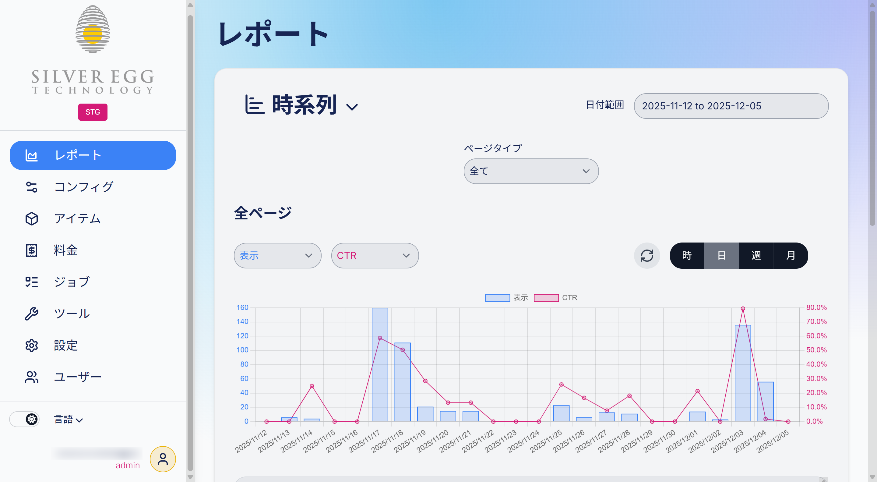 アイジェント・レコメンダーのUI画面
