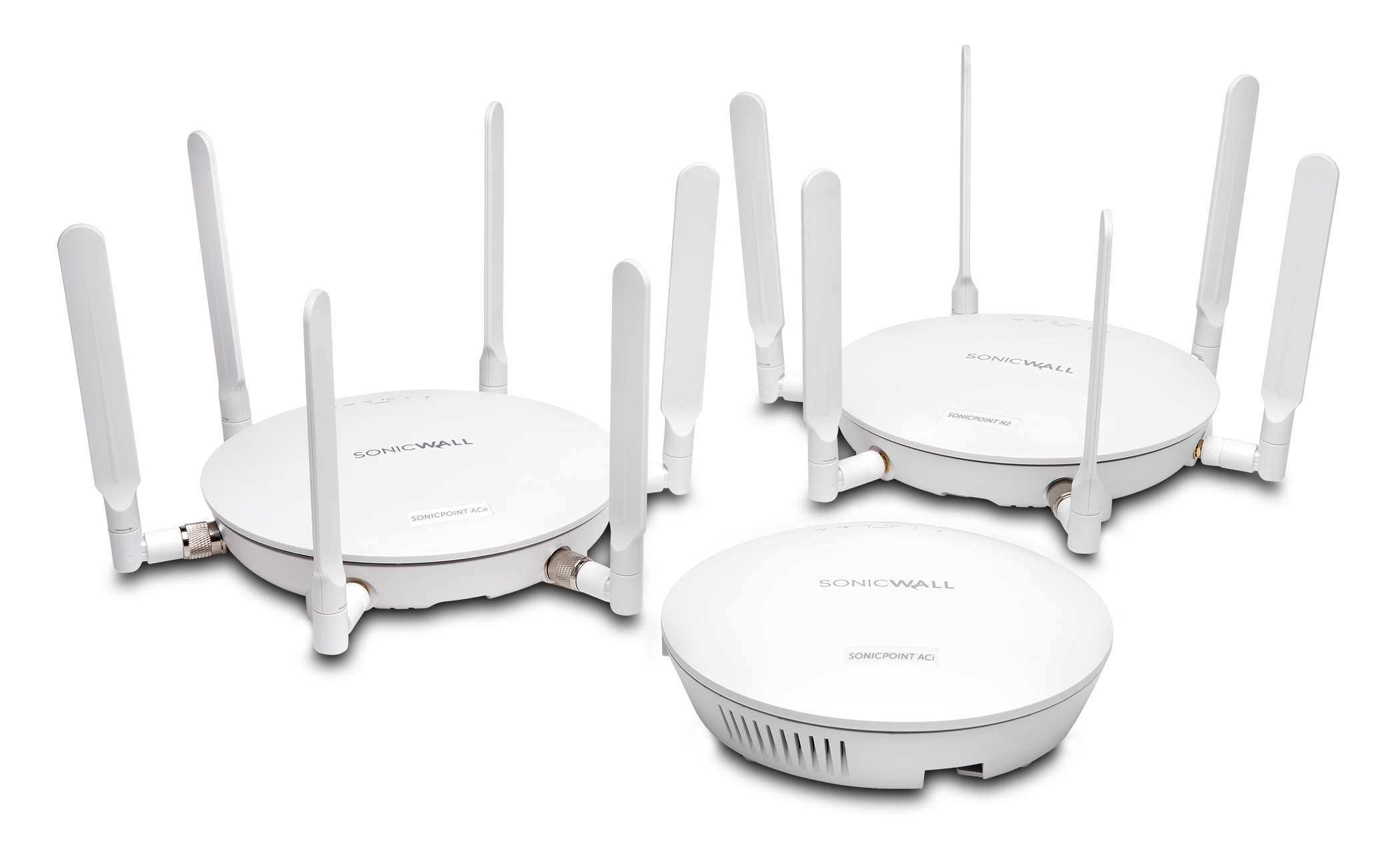 SonicWall ワイヤレス ネットワークセキュリティのUI画面